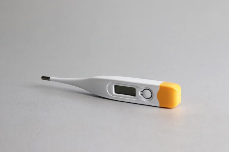 Thermometer on White background