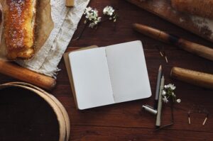 Open Journal on a desk